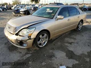 2005 Lexus LS 430 with VIN JTHBN36F255019469, listed as a Copart auction lot 84561244 with 225,468 mi miles and Salvage Title. Bid and sale history available at carsss.com. Image 1.