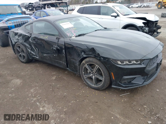 2024 Ford Mustang EcoBoost with VIN 1FA6P8TH0R5134826, listed as a IAAI auction lot 41687042 with 22,647 mi miles. Bid and sale history available at carsss.com. Image 1.