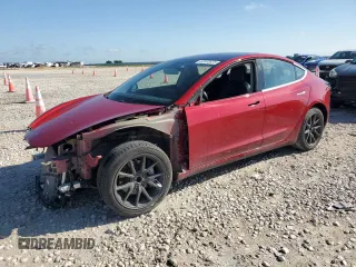 2018 Tesla Model 3 Long Range Battery with VIN 5YJ3E1EA0JF058425, listed as a Copart auction lot 52443635 with 80,722 mi miles and Salvage Title. Bid and sale history available at DreamBid. Image 1.