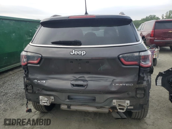 2018 Jeep Compass Limited z VIN 3C4NJDCB1JT222462, wystawiony jako Copart lot #57334595 z przebiegiem 86 306 mil mil oraz Szkoda całkowita • Salvage title. Historia ofert i sprzedaży dostępna na DreamBid. Obrazek 6.