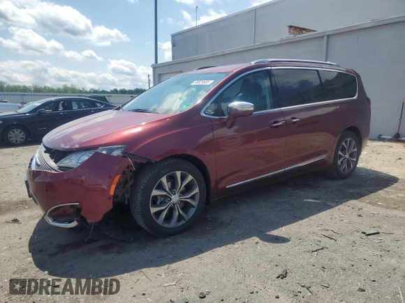 2017 Chrysler Pacifica Limited z VIN 2C4RC1GG9HR803866, wystawiony jako Copart lot #58825685 z przebiegiem 90 872 mil mil oraz Szkoda całkowita • Salvage title. Historia ofert i sprzedaży dostępna na DreamBid. Obrazek 1.