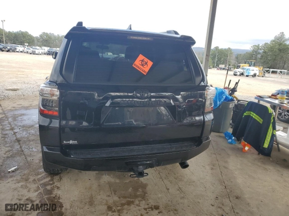2019 Toyota 4Runner SR5 with VIN JTEZU5JR5K5209533, listed as a Copart auction lot 44011245 with 61,087 mi miles and Salvage Title. Bid and sale history available at carsss.com. Image 6.
