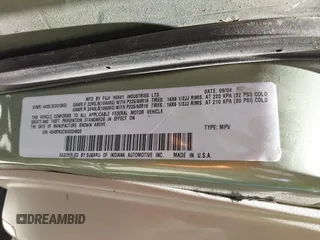 2005 Subaru Outback Limited with VIN 4S4BP62C956334803, listed as a IAAI auction lot 42592507 with 124,071 mi miles and . Bid and sale history available at DreamBid. Image 9.