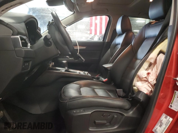 2020 Mazda CX-5 Grand Touring with VIN JM3KFBDM9L0760861, listed as a Copart auction lot 60977275 with 58,608 mi miles and Salvage title. Bid and sale history available at DreamBid. Image 7.