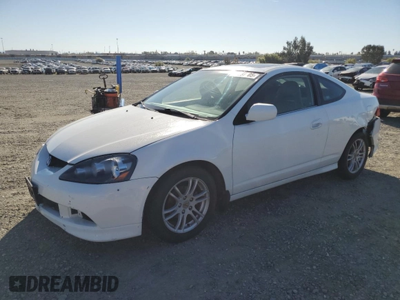 2005 Acura RSX with VIN JH4DC548X5S015105, listed as a Copart auction lot 50237005 with 209,250 mi miles and Salvage Title. Bid and sale history available at carsss.com. Image 1.