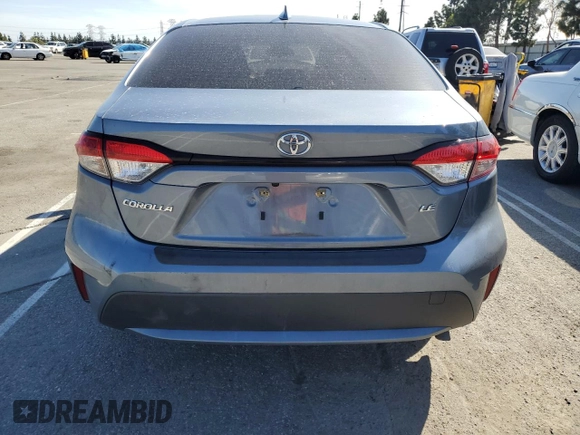 2021 Toyota Corolla LE with VIN JTDEPMAE7MJ150139, listed as a Copart auction lot 47892005 with 72,731 mi miles and Salvage Title. Bid and sale history available at carsss.com. Image 6.