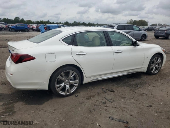 2016 Infiniti Q70L with VIN JN1BY1PRXGM721167, listed as a Copart auction lot 72370964 with 88,838 mi miles and Salvage Title. Bid and sale history available at carsss.com. Image 3.