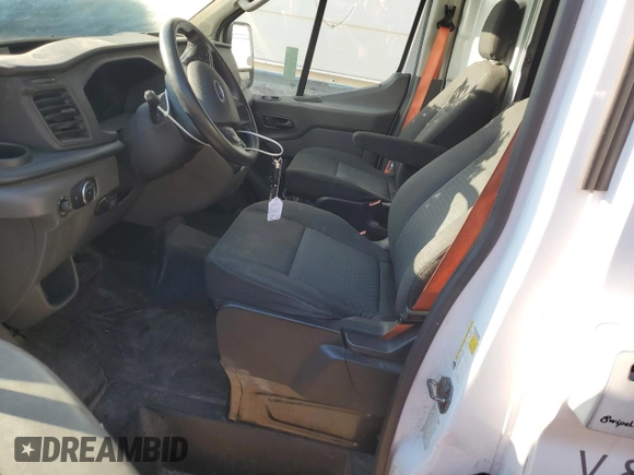 2021 Ford Transit with VIN 1FTRS4XG1MKA15984, listed as a Copart auction lot 41448555 with 59,264 mi miles and Salvage Title. Bid and sale history available at carsss.com. Image 7.