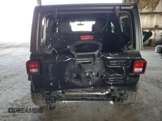 2024 Jeep Wrangler Sport S with VIN 1C4PJXDN3RW107256, listed as a Copart auction lot 43583095 with 17,210 mi miles and Salvage title. Bid and sale history available at DreamBid. Image 6.