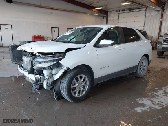 2023 Chevrolet Equinox LT with VIN 3GNAXKEGXPS140052, listed as a IAAI auction lot 41664058 with 1 mi miles. Bid and sale history available at carsss.com. Image 2.