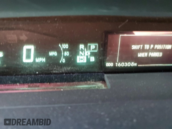 2011 Toyota Prius I with VIN JTDKN3DU0B5321518, listed as a Copart auction lot 55090025 with 160,308 mi miles and Salvage Title. Bid and sale history available at DreamBid. Image 9.