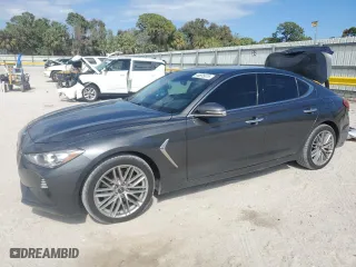 2020 Genesis G70 2.0T with VIN KMTG64LA4LU056255, listed as a Copart auction lot 49389505 with 71,720 mi miles and Non Repairable. Bid and sale history available at carsss.com. Image 1.
