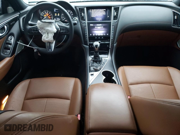 2023 Infiniti Q50 Sensory z VIN JN1EV7CP5PM511959, wystawiony jako Copart lot #70436554 z przebiegiem 26 063 mil mil oraz Czysty tytuł • Clean title. Historia ofert i sprzedaży dostępna na DreamBid. Obrazek 8.