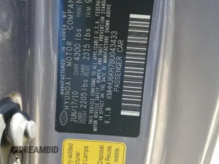 2011 Hyundai Genesis Coupe Grand Touring with VIN KMHHU6KH7BU043433, listed as a Copart auction lot 49282295 with 81,469 mi miles and Salvage title. Bid and sale history available at DreamBid. Image 12.