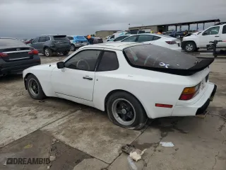 1984 Porsche 944 with VIN WP0AA094XEN452894, listed as a Copart auction lot 43469115 with 37,161 mi miles and Clean Title. Bid and sale history available at carsss.com. Image 2.