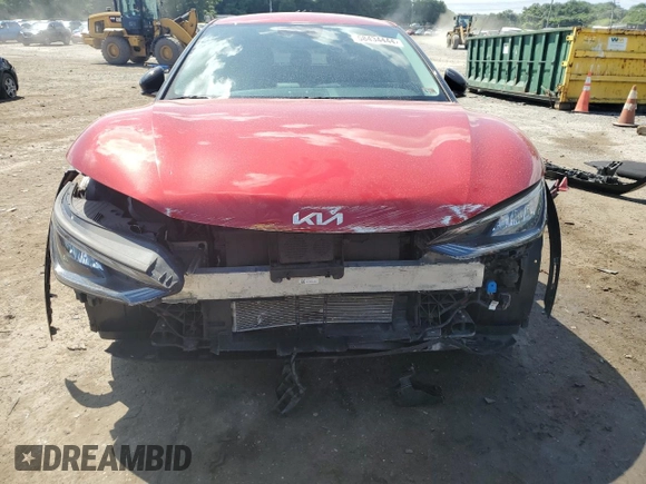 2022 Kia EV6 Wind with VIN KNDC3DLC5N5048637, listed as a Copart auction lot 58434444 with 59,250 mi miles and Salvage Title. Bid and sale history available at carsss.com. Image 5.