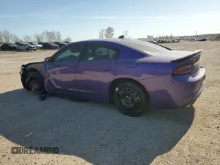2019 Dodge Charger SXT with VIN 2C3CDXJG5KH520588, listed as a Copart auction lot 54910605 with 58,430 mi miles and Salvage Title. Bid and sale history available at DreamBid. Image 2.