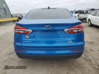 2020 Ford Fusion SE with VIN 3FA6P0LUXLR170087, listed as a Copart auction lot 43357105 with 59,395 mi miles and Salvage title. Bid and sale history available at DreamBid. Image 6.