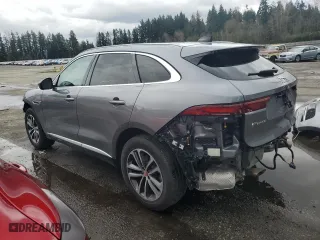 2021 Jaguar F-PACE S with VIN SADCJ2EU9MA667414, listed as a Copart auction lot 50034645 with 16,501 mi miles and Salvage Title. Bid and sale history available at carsss.com. Image 2.
