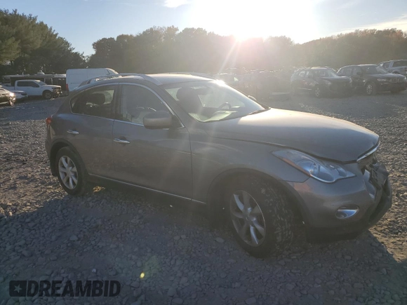 2010 Infiniti EX Journey with VIN JN1AJ0HR1AM756681, listed as a Copart auction lot 78035894 with 82,782 mi miles and Salvage Title. Bid and sale history available at DreamBid. Image 4.