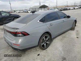 2024 Honda Accord Sport with VIN 1HGCY2F55RA048042, listed as a Copart auction lot 47056795 with 45,957 mi miles and Salvage title. Bid and sale history available at DreamBid. Image 3.