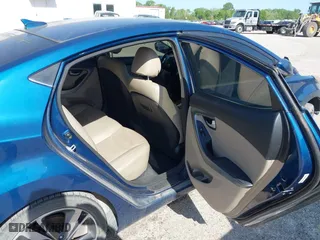 2014 Hyundai Elantra SE with VIN KMHDH4AEXEU122503, listed as a IAAI auction lot 42023525 with 1 mi miles. Bid and sale history available at carsss.com. Image 8.