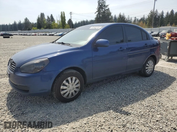 2011 Hyundai Accent GLS with VIN KMHCN4AC6BU612483, listed as a Copart auction lot 53505155 with 149,865 mi miles and Salvage Title. Bid and sale history available at carsss.com. Image 1.