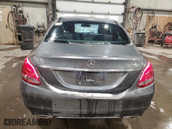 2018 Mercedes-Benz C 300 with VIN 55SWF4KB6JU275257, listed as a Copart auction lot 87821335 with 118,771 mi miles and Salvage Title. Bid and sale history available at DreamBid. Image 6.