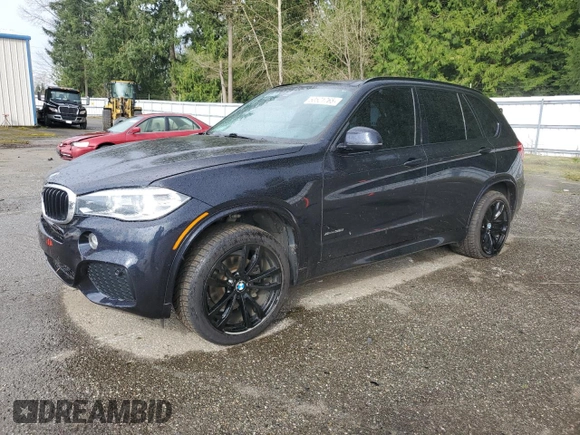 2017 BMW X5 xDrive35i with VIN 5UXKR0C55H0U50081, listed as a Copart auction lot 50521765 with 75,175 mi miles and Salvage Title. Bid and sale history available at carsss.com. Image 1.