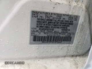 2016 Nissan Sentra SV with VIN 3N1AB7APXGY291662, listed as a Copart auction lot 50915925 with 124,268 mi miles and Salvage Title. Bid and sale history available at DreamBid. Image 12.