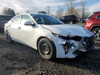 2024 Nissan Sentra S with VIN 3N1AB8BV2RY286834, listed as a Copart auction lot 47952315 with 28,864 mi miles and Salvage Title. Bid and sale history available at carsss.com. Image 4.