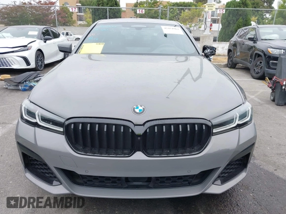 2022 BMW 5 Series M550i xDrive with VIN WBA13BK07NCL07995, listed as a IAAI auction lot 42454963 with 12,721 mi miles and . Bid and sale history available at DreamBid. Image 12.