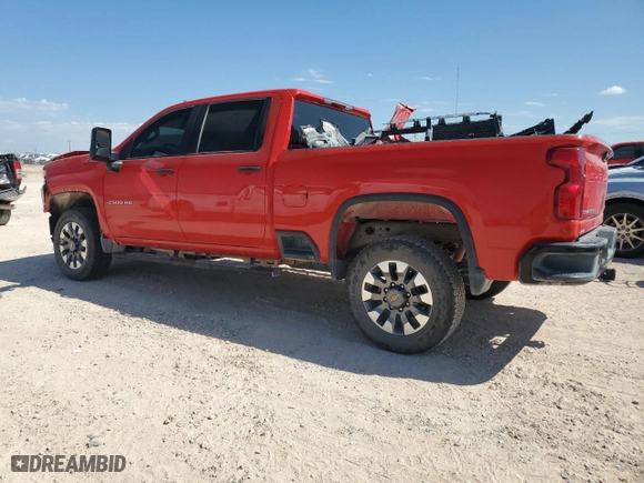 2024 Chevrolet Silverado 2500HD Custom with VIN 2GC4YME76R1144693, listed as a Copart auction lot 71013384 with 25,120 mi miles and Salvage Title. Bid and sale history available at carsss.com. Image 2.