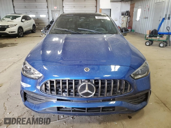 2023 Mercedes-Benz C 43 AMG with VIN W1KAF8HB5PR120847, listed as a Copart auction lot 88552215 with 15,359 mi miles and Salvage Title. Bid and sale history available at DreamBid. Image 5.