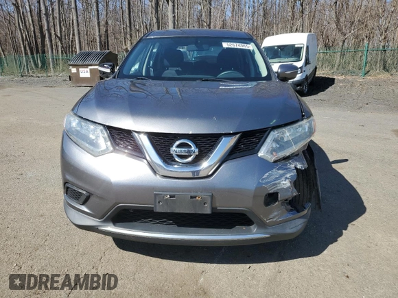 2015 Nissan Rogue S with VIN KNMAT2MV4FP523213, listed as a Copart auction lot 52674065 with 131,037 mi miles and Salvage Title. Bid and sale history available at DreamBid. Image 5.