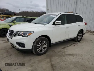 2019 Nissan Pathfinder S with VIN 5N1DR2MM7KC579940, listed as a Copart auction lot 47965875 with 78,477 mi miles and Salvage Title. Bid and sale history available at carsss.com. Image 1.