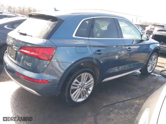 2018 Audi Q5 Prestige with VIN WA1CNBFY8J2216752, listed as a IAAI auction lot 41753137 with 77,307 mi miles. Bid and sale history available at carsss.com. Image 4.