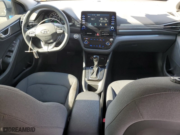 2020 Hyundai Ioniq Hybrid Blue with VIN KMHC65LC3LU200846, listed as a Copart auction lot 47582695 with 190,624 mi miles and Salvage Title. Bid and sale history available at carsss.com. Image 8.