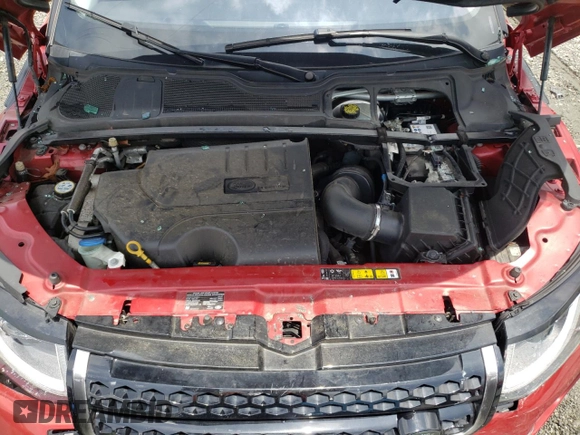 2019 Land Rover Range Rover Evoque SE with VIN SALVP2RX2KH343113, listed as a Copart auction lot 61074615 with 59,310 mi miles and Salvage title. Bid and sale history available at DreamBid. Image 12.