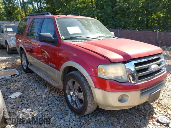2008 Ford Expedition Eddie Bauer with VIN 1FMFU17568LA29112, listed as a IAAI auction lot 42725352 with 292,922 mi miles and . Bid and sale history available at DreamBid. Image 1.