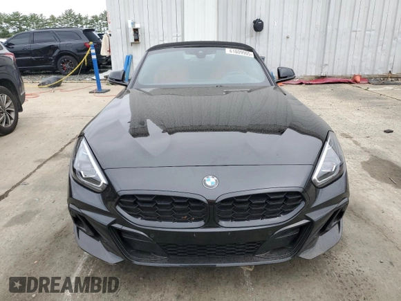 2024 BMW Z4 sDrive30i with VIN WBAHF3C09RWY35844, listed as a Copart auction lot 61809905 with Not provided miles and Salvage title. Bid and sale history available at DreamBid. Image 5.
