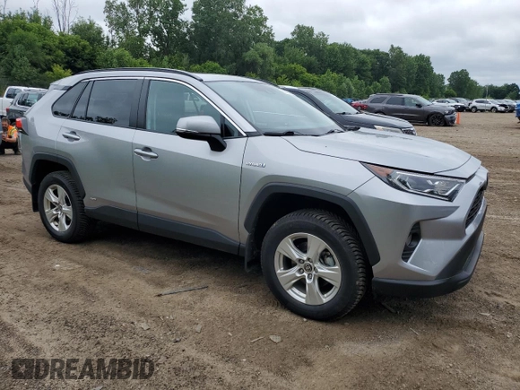 2021 Toyota RAV4 Hybrid XLE with VIN 4T3RWRFV7MU048075, listed as a Copart auction lot 62826975 with 63,347 mi miles and Clean title. Bid and sale history available at DreamBid. Image 4.