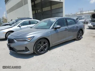 2023 Acura Integra w/A-Spec Package with VIN 19UDE4H39PA025591, listed as a Copart auction lot 62635354 with 15,396 mi miles and Salvage Title. Bid and sale history available at carsss.com. Image 1.