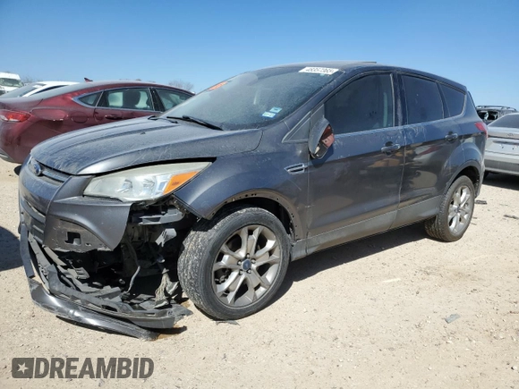 2013 Ford Escape SEL with VIN 1FMCU0H99DUA17393, listed as a Copart auction lot 48357365 with 152,347 mi miles and Salvage Title. Bid and sale history available at carsss.com. Image 1.