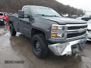 2015 Chevrolet Silverado 1500 Work Truck with VIN 1GCNKPEC7FZ296893, listed as a IAAI auction lot 41480508 with 155,380 mi miles. Bid and sale history available at carsss.com. Image 1.