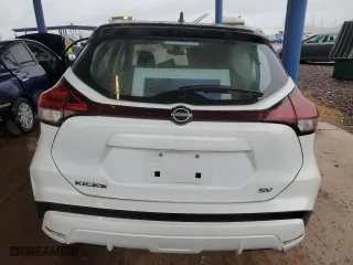 2023 Nissan Kicks SV with VIN 3N1CP5CV6PL531507, listed as a Copart auction lot 48348505 with 0 mi miles and Salvage Title. Bid and sale history available at carsss.com. Image 6.