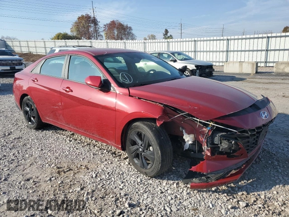 2023 Hyundai Elantra SEL with VIN KMHLM4AG9PU497844, listed as a Copart auction lot 53797834 with 13,488 mi miles and Salvage Title. Bid and sale history available at DreamBid. Image 4.
