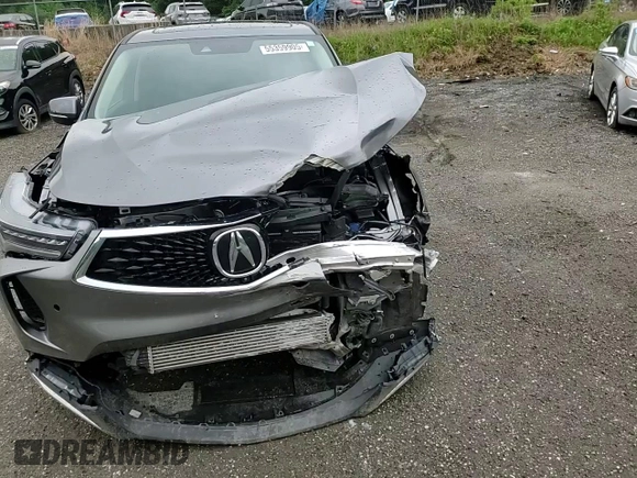 2022 Acura RDX Advance with VIN 5J8TC2H7XNL013573, listed as a Copart auction lot 55359905 with 49,229 mi miles and Salvage title. Bid and sale history available at DreamBid. Image 14.