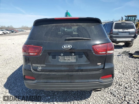 2020 Kia Sorento L with VIN 5XYPG4A38LG639784, listed as a Copart auction lot 46235825 with 234,048 mi miles and Salvage Title. Bid and sale history available at DreamBid. Image 6.