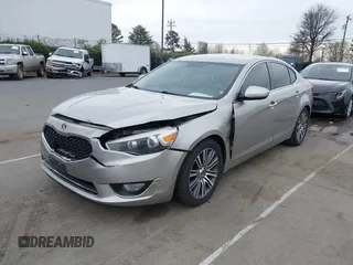 2014 Kia Cadenza Premium with VIN KNALN4D72E5149014, listed as a IAAI auction lot 41719637 with 199,512 mi miles and . Bid and sale history available at DreamBid. Image 2.